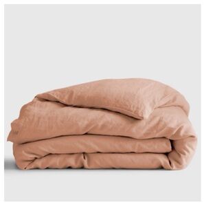Quince European Linen Duvet Cover – Full/Queen, Desert Sunset